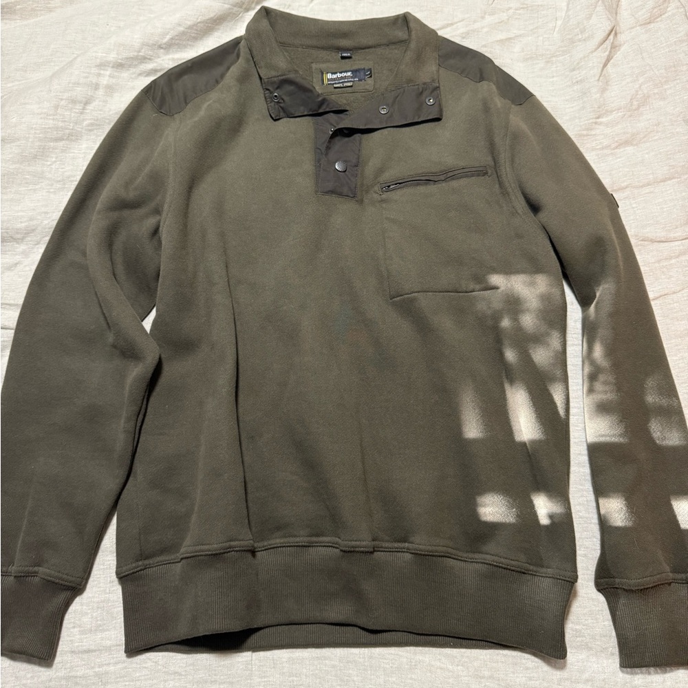 Barbour Brown Snap-Front Shirt